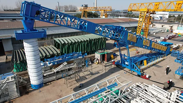 Rail Mounted Telescopic Shiploader Used in Indonesia