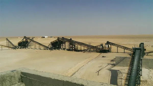 Sand & Gravel Aggregate Project in Saudi Arabia (annual production of 5 million tons)